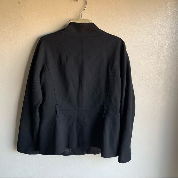 Kenar NWT Black Snap Fitted Jacket Size 10 - Picture 2 of 8